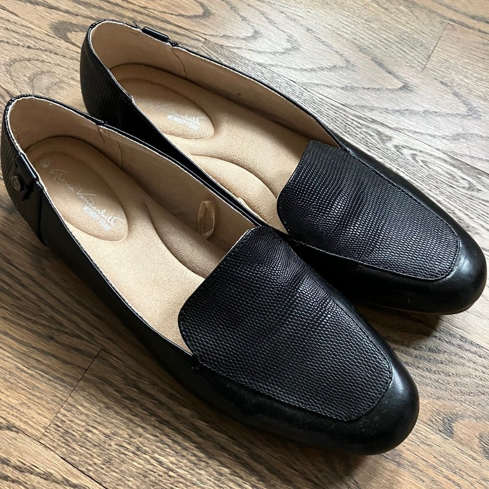 Gloria Vanderbilt Marjorie Flats Square Toe Slip On 7.5